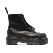 Taupe Winterlaarzen Dr. Martens , Gray , Dames