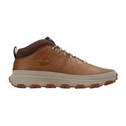 Bruine Winsor Mid Sneakers Timberland , Brown , Heren