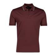 Polo shirt korte mouw bordeaux Hugo Boss , Red , Heren