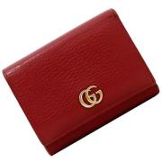 Pre-owned Leather wallets Gucci Vintage , Red , Dames