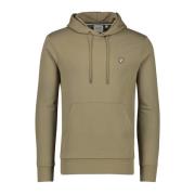 Khaki Hoodie voor Mannen Lyle & Scott , Green , Heren