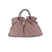 Donkerroze Eco Leren Schoudertas Ermanno Scervino , Pink , Dames