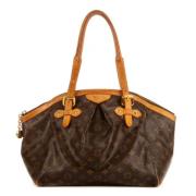 Pre-owned Canvas handbags Louis Vuitton Vintage , Brown , Dames