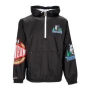 Minnesota Timberwolves Windbreaker Anorak Jas Mitchell & Ness , Black ...