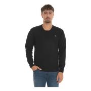 V-hals trui, extra fijne lamswol Gant , Black , Heren