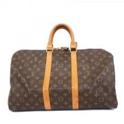 Pre-owned Fabric handbags Louis Vuitton Vintage , Brown , Dames