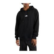 Hoodie met Voorzak en Logo The North Face , Black , Heren