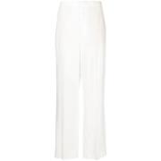 Witte Linnen Casual Broek Polo Ralph Lauren , White , Dames