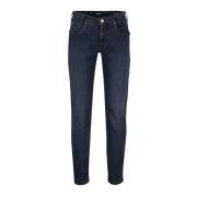 Donkerblauwe Slim Fit Denim Jeans Gardeur , Blue , Heren