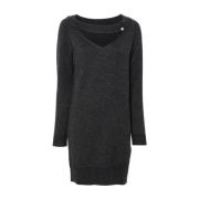 Antraciet Jurk Collectie Liu Jo , Gray , Dames