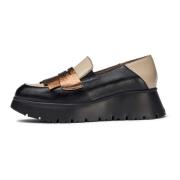 Mocasines Medianoche Oro - Talla: 35,Color: Negro Wonders , Black , Da...