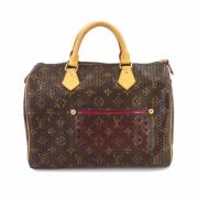 Pre-owned Canvas handbags Louis Vuitton Vintage , Brown , Dames