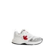 Leren sneakers met rubberen zool Dsquared2 , White , Heren