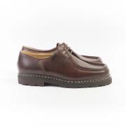 Leren veterschoen met 2 oogjes Paraboot , Brown , Heren