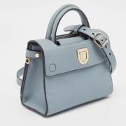 Pre-owned Leather dior-bags Dior Vintage , Blue , Dames