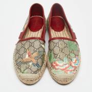 Pre-owned Coated canvas flats Gucci Vintage , Multicolor , Dames