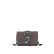 Rhinestone clutch tas Alma EN Pena , Gray , Dames