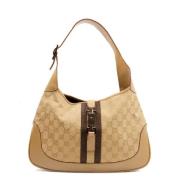 Pre-owned Canvas handbags Gucci Vintage , Beige , Dames