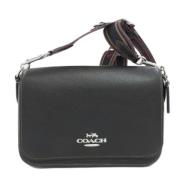 Pre-owned Leather shoulder-bags Coach Pre-owned , Black , Dames