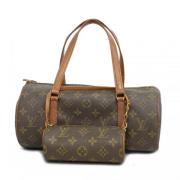 Pre-owned Fabric handbags Louis Vuitton Vintage , Brown , Dames