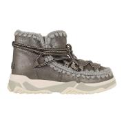 Scoubidoo Lace Iron Trainer Schoenen Mou , Gray , Dames