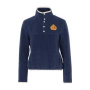 Crest Polar Seatshirt Sporty & Rich , Blue , Dames