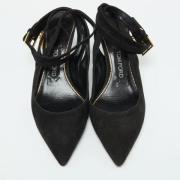 Pre-owned Suede heels Tom Ford Pre-owned , Black , Dames