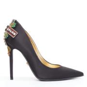 Pre-owned Fabric heels Versace Pre-owned , Black , Dames