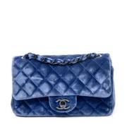 Pre-owned Canvas chanel-bags Chanel Vintage , Blue , Dames