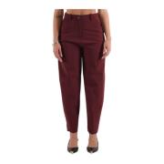 High-waisted Winter Joanie broek RRD , Red , Dames