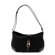 Pre-owned Canvas shoulder-bags Gucci Vintage , Black , Dames