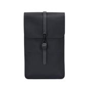 Moderne Waterdichte Rugzak met Laptopvak Rains , Black , Heren