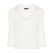 Witte Truien voor Vrouwen Liu Jo , White , Dames