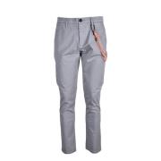 Katoen Elastaan Broek Sun68 , Gray , Heren