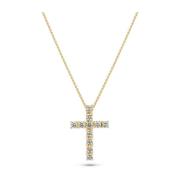 Alba Croce 14k Gouden Diamanten Ketting Sif Jakobs Jewellery , Yellow ...