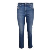 Katoenmix Stretch Jeans Diesel , Blue , Dames