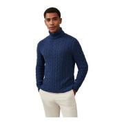 Donkerblauwe Trui Cavallaro , Blue , Heren