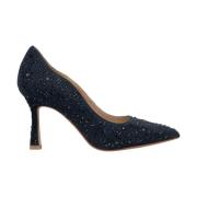 Hoge hak schoen met strass Alma EN Pena , Blue , Dames