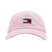 Heritage Core 5 Panel Cap Tommy Jeans , Pink , Dames