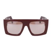 Vierkante Frame Zonnebrillen Collectie Etro , Red , Unisex