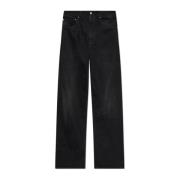 Jeans met logo Vetements , Black , Heren