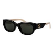 Stijlvolle zonnebril Gg1667Sk Gucci , Black , Dames