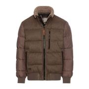 Bruine winterjas voor heren Camel Active , Brown , Heren