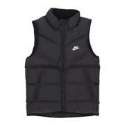 Windrunner Vest Mouwloos Donsjack Zwart Nike , Black , Heren