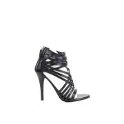 Pre-owned Leather heels Giuseppe Zanotti Pre-owned , Black , Dames