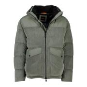 Groene Winterjas Hugo Boss , Green , Heren