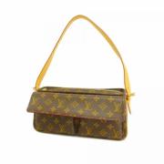 Pre-owned Fabric shoulder-bags Louis Vuitton Vintage , Brown , Dames