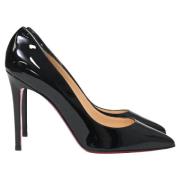 Pre-owned Leather heels Christian Louboutin Pre-owned , Black , Dames