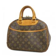 Pre-owned Fabric handbags Louis Vuitton Vintage , Brown , Dames