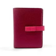 Pre-owned Leather wallets Loewe Pre-owned , Pink , Dames